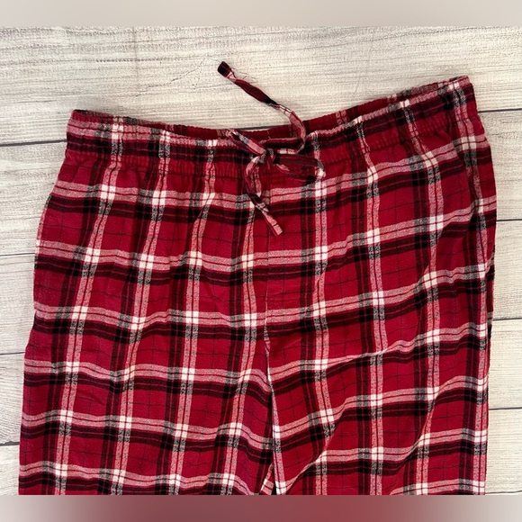 CROFT & BARROW men Plaid Red Pajama Pants/size L - Picture 6 of 8